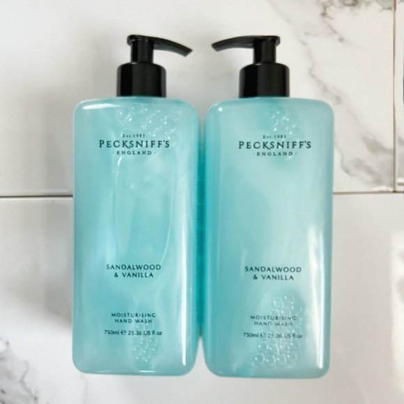 Pecksniffs Other - NEW 2x Pecksniffs Sandalwood Vanilla Moisturizing Liquid Soap, 25.3 fl oz
